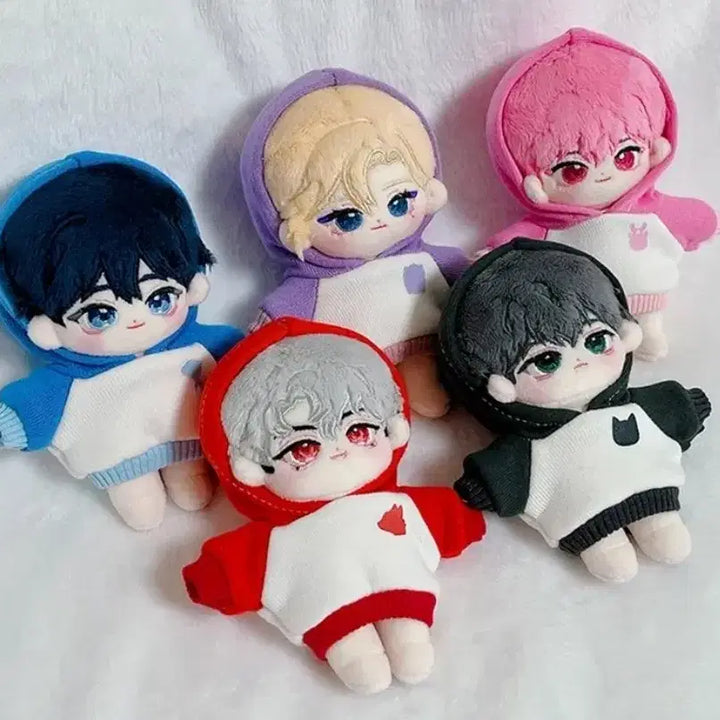[BUNJANG] PLAVE Logo 10cm Hoodie Bundle Set / 플레이브 로고 10cm 후드티 5종 일괄 비공굿
