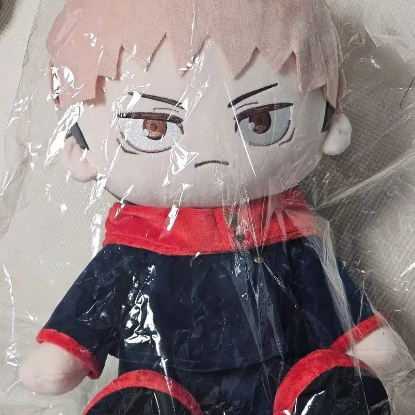[BUNJANG] Jujutsu Kaisen Yuji Itadori 40cm Plush Doll / 주술회전 중국쿠지 이타도리 유지 40cm인형