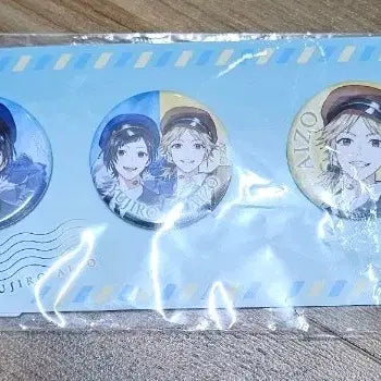 [BUNJANG] HoneyWorks Lip Lip Someya Yuujirou Shibasaki Aizou Postcard Collaboration Can Badge / 허니웍스  립립 소메야유지로 시바사키아이조 우체국 콜라보 캔뱃지