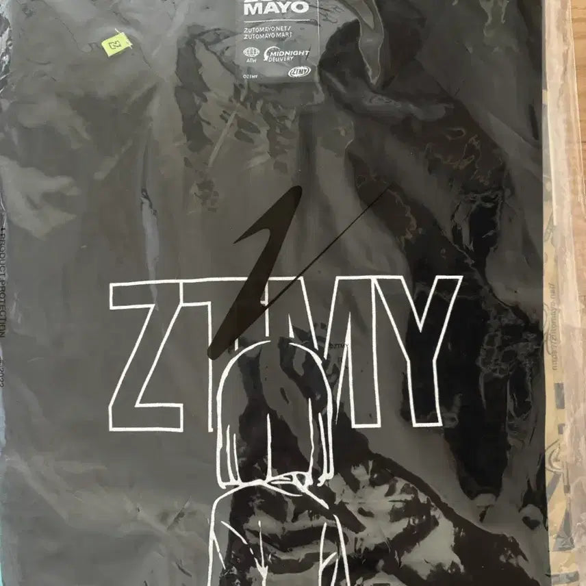 [BUNJANG] Zutto Mayoi Nirati T-shirt Black M / 즛토마요 니라티 검은색