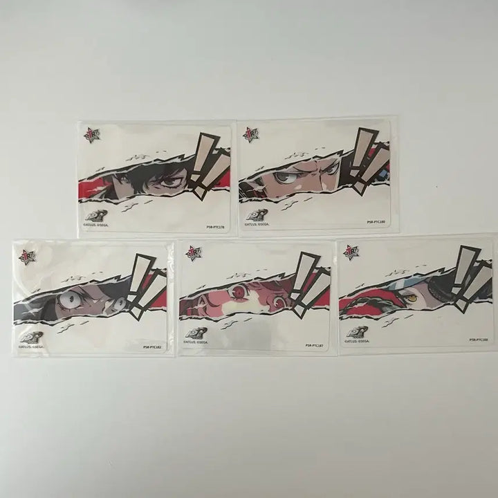 [BUNJANG] Persona 5 Protagonist Joker Ryuji Yusuke Clear Card Set / 페르소나5 주인공 조커 류지 유스케 클리어카드