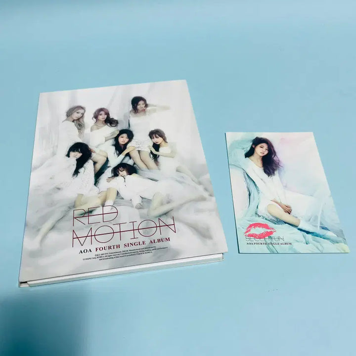[BUNJANG] AOA Single Vol. 4 Red Motion (Includes Seolhyun Photocard) / [중고음반/CD] 에이오에이 AOA 싱글 4집 Red Motion (희귀 설현 포토카드 포함)