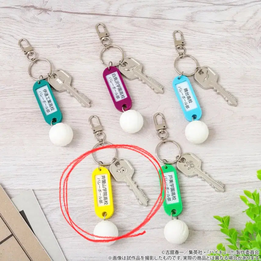 [BUNJANG] Haikyuu! Sports Club Keyring: Itachiyama / 하이큐 부실키링 이타치야마