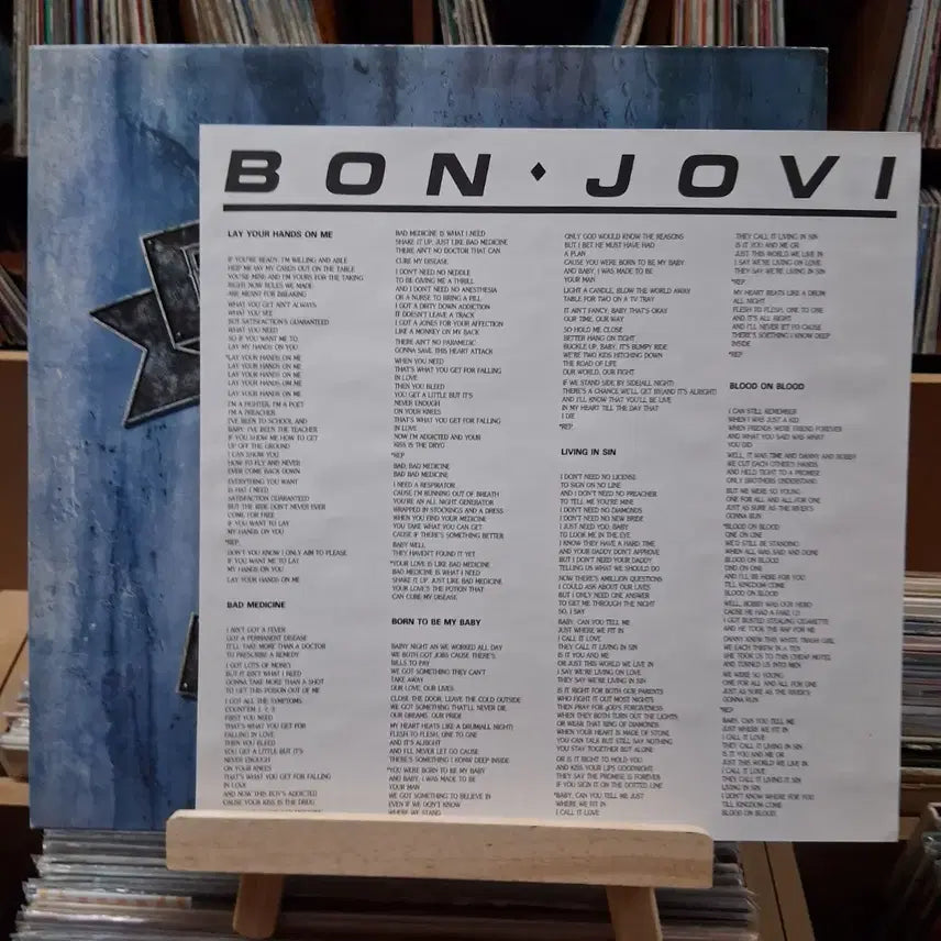 [BUNJANG] Bon Jovi New Jersey LP Record / 민트 소장가치 본 조비 뉴저지 LP 할인