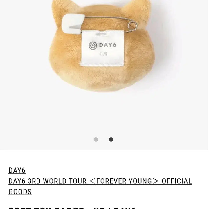 [BUNJANG] DAY6 DEACDE Soft Toy Badge Pin / 데이식스 DAY6 소프트 토이 뱃지 케