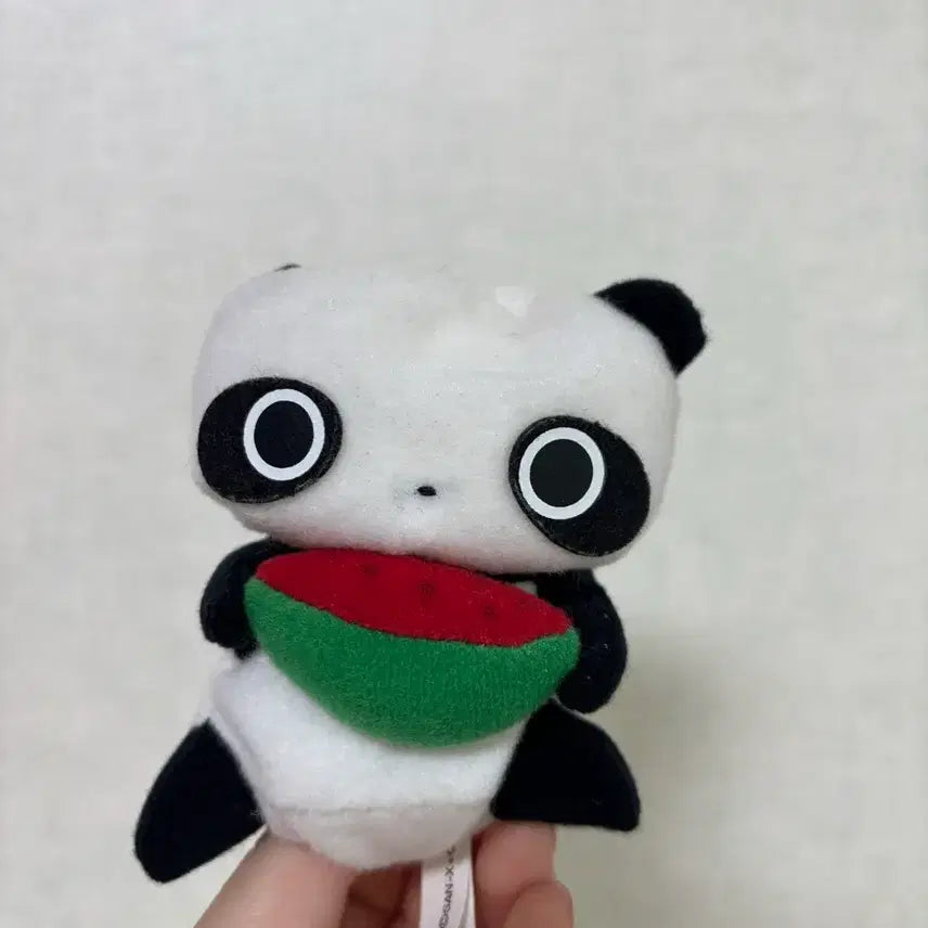 [BUNJANG] Vintage Sanei Tarepanda Watermelon Plush / 고전 산엑스 타래판다 수박 인형