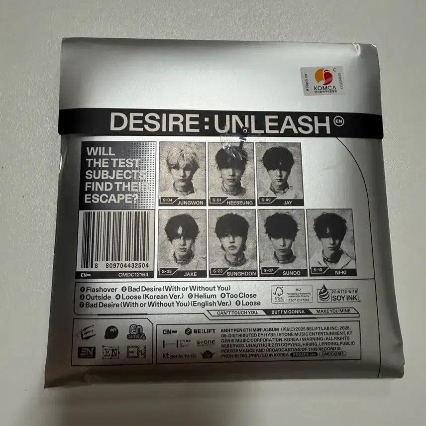 [BUNJANG] ENHYPEN Unsealed Album Jake / 엔하이픈 개봉앨범 판매합니다