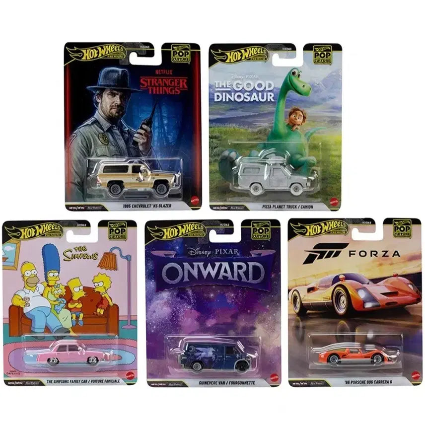 [BUNJANG] Hot Wheels Pop Culture Series Set / 핫휠 팝컬쳐 시리즈 5종 일괄