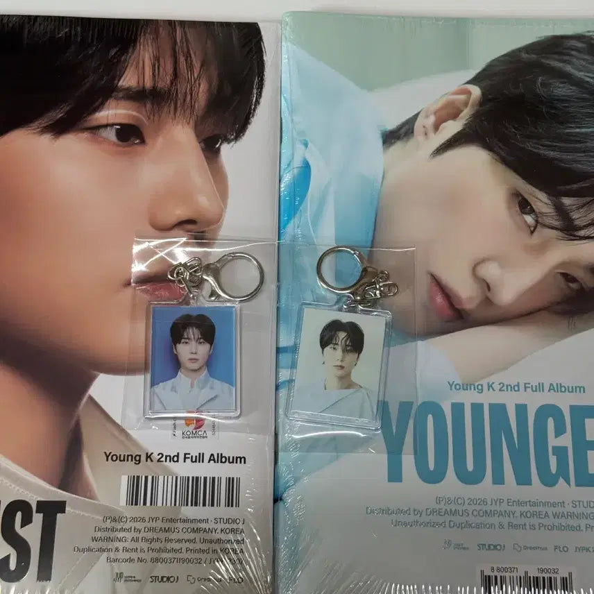 [BUNJANG] Young K Solo Album Youngest Photobook Set (Sealed, Includes Limited Edition Keyring) / 영케이 솔로 앨범 youngest 포토북 세트로 양도합니다 (미개봉 새상품, 초도한정키링 포함)