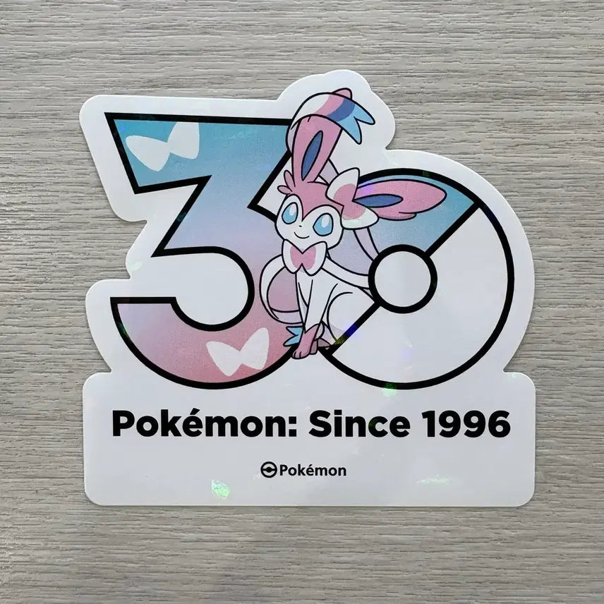 [BUNJANG] Pokemon 30th Anniversary Nymphia Sticker / 포켓몬 포켓몬스터 30주년 님피아 스티커