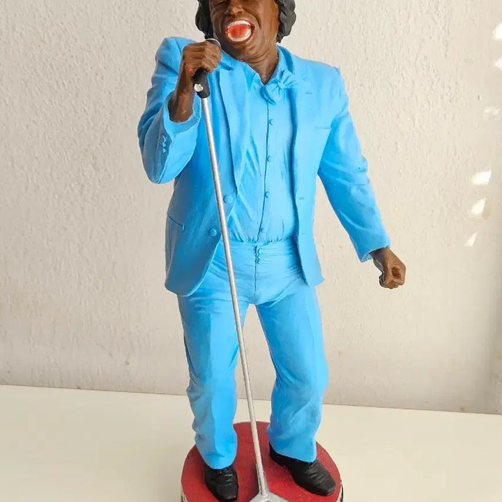 [BUNJANG] James Brown Figure Blue Suit Vintage 1999 / 제임스 브라운 피규어 파란색 정장
