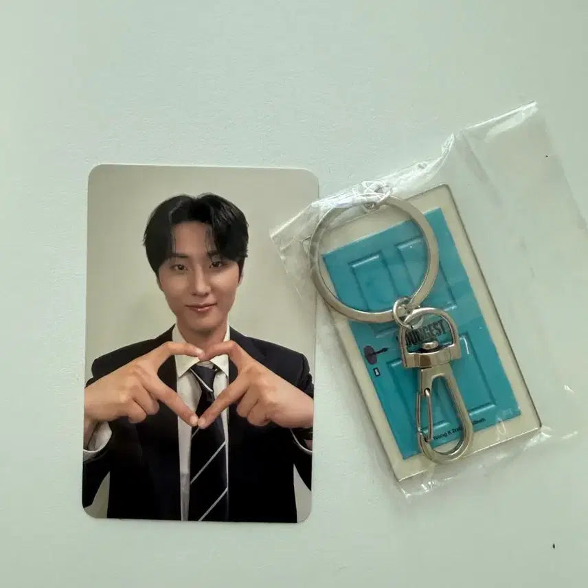 [BUNJANG] YOUNG K M Countdown Live Broadcast Photocard + Keychain / 영케이 엠카 공방 포카+키링