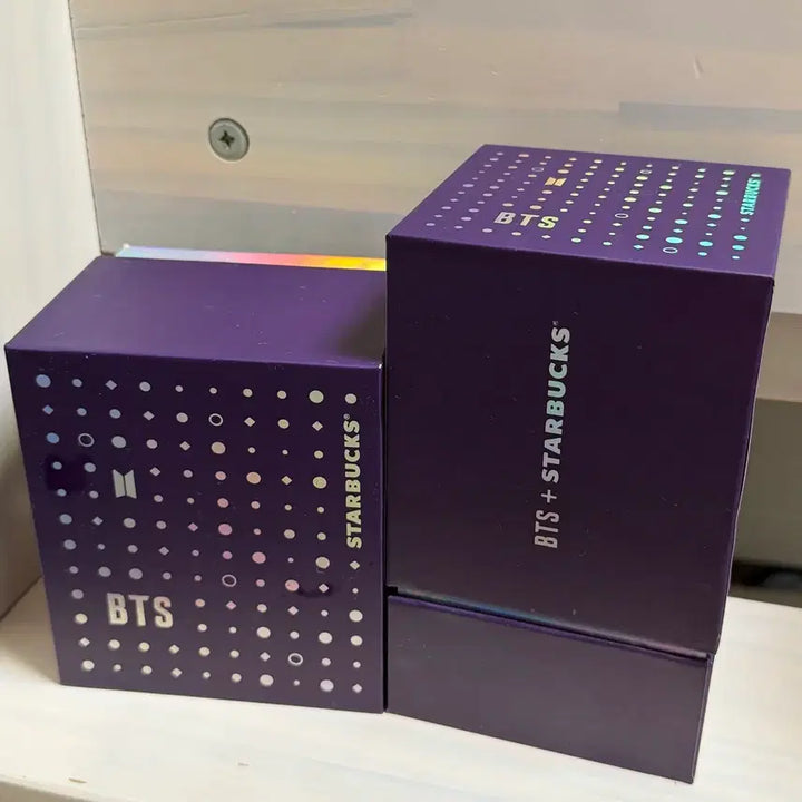 [BUNJANG] BTS Starbucks Collaboration Bearista Mood Lamp Mug &amp; Glass Set / BTS 방탄 스타벅스 콜라보