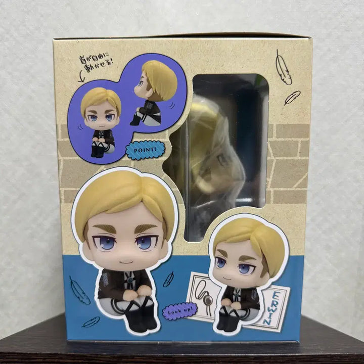 [BUNJANG] Attack on Titan Look Up Erwin Smith Figure (Pre-order Benefit) / [미개봉/특전] 진격의 거인 룩업 엘빈 스미스