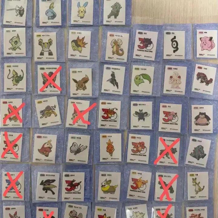 [BUNJANG] Pokemon Bread Stickers Season 5 &amp; Artwork Trading / 포켓몬띠부씰 시즌5 &amp; 아트웍 교환