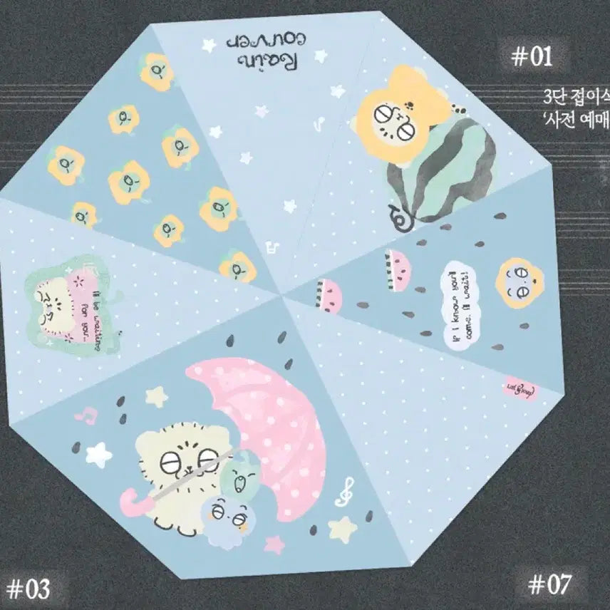 [BUNJANG] NCT Mark Birthday Cafe Lost&amp;Found Umbrella Bundle Set / 미개봉) 엔시티 마크 생카 lost&amp;found 양우산 양도