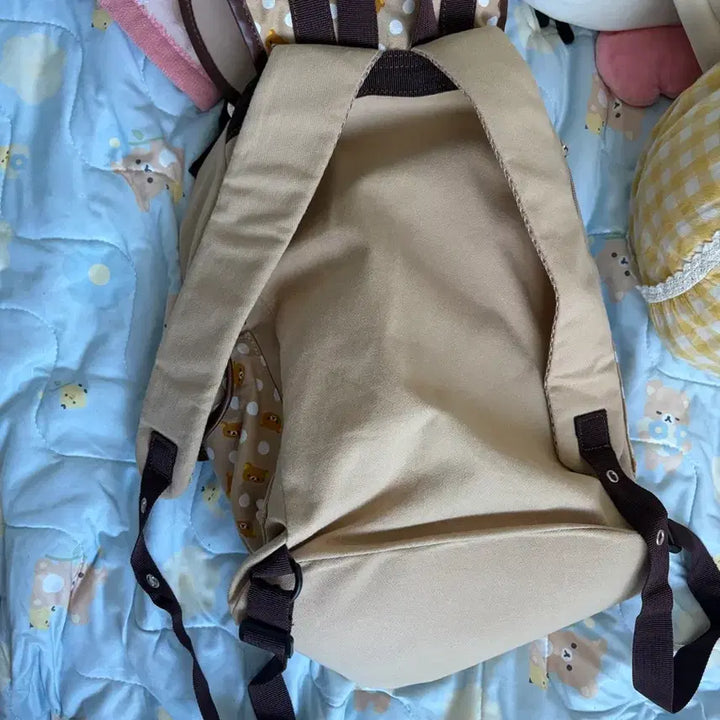 [BUNJANG] Spinns Rilakkuma Backpack Beige Brown / 스핀즈 spinns 리락쿠마 베이지 브라운 백팩