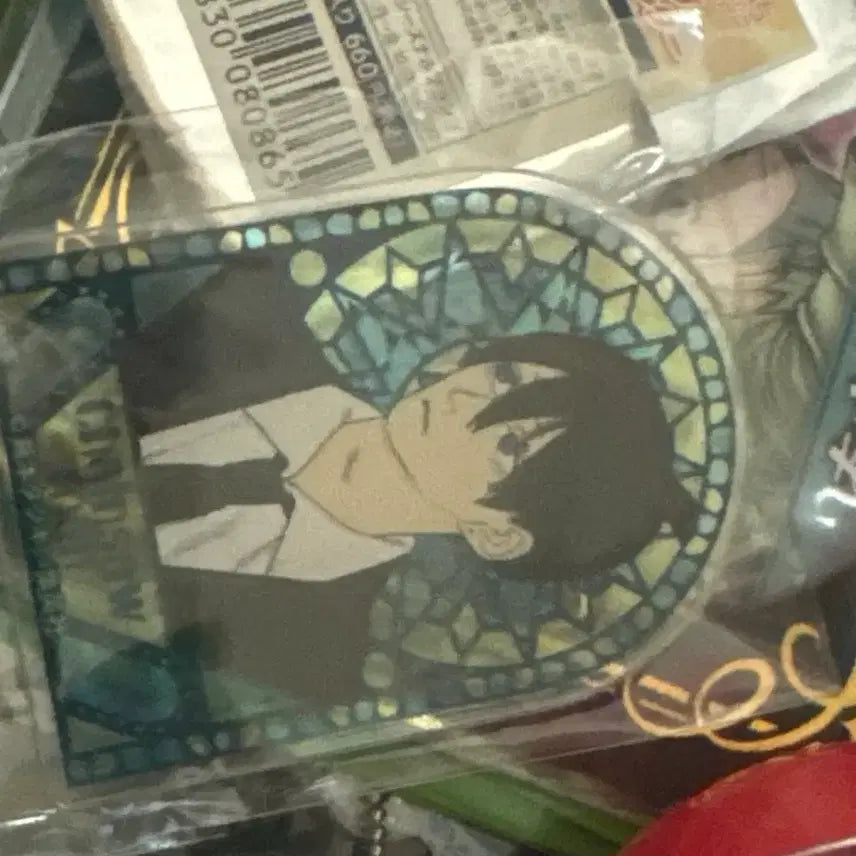 [BUNJANG] Chainsaw Man Aki Hayakawa Stained Glass Pin Badge / 체인소맨 아키 스테인드글라스 뱃지 급처