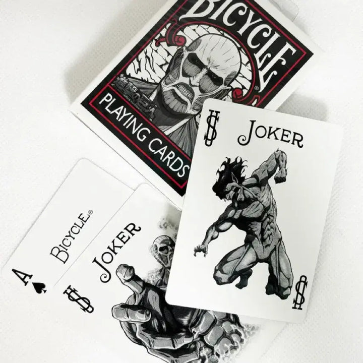[BUNJANG] Attack on Titan Limited Edition Bicycle Trump Cards / [한정판] 진격의 거인 트럼프카드