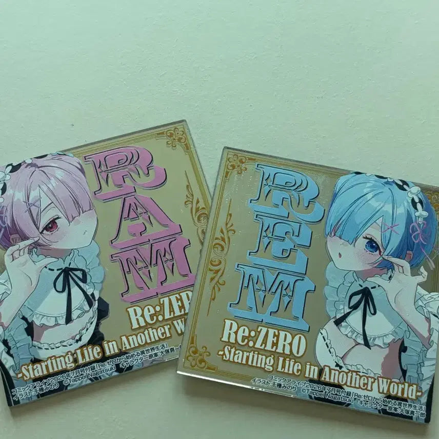 [BUNJANG] Re:Zero Rem &amp; Ram Merchandise / 리제로 렘 람 굿즈 판매 합니다!!
