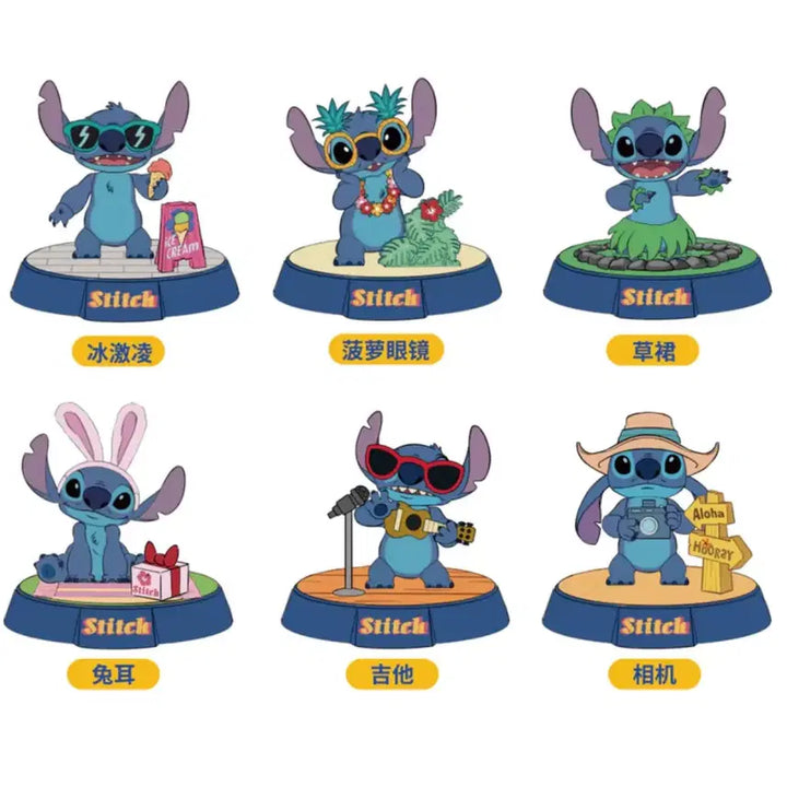 [BUNJANG] Disney Stitch Beach Series Blind Box Figure (Sealed) / [미개봉] 디즈니 스티치 블라인드 피규어