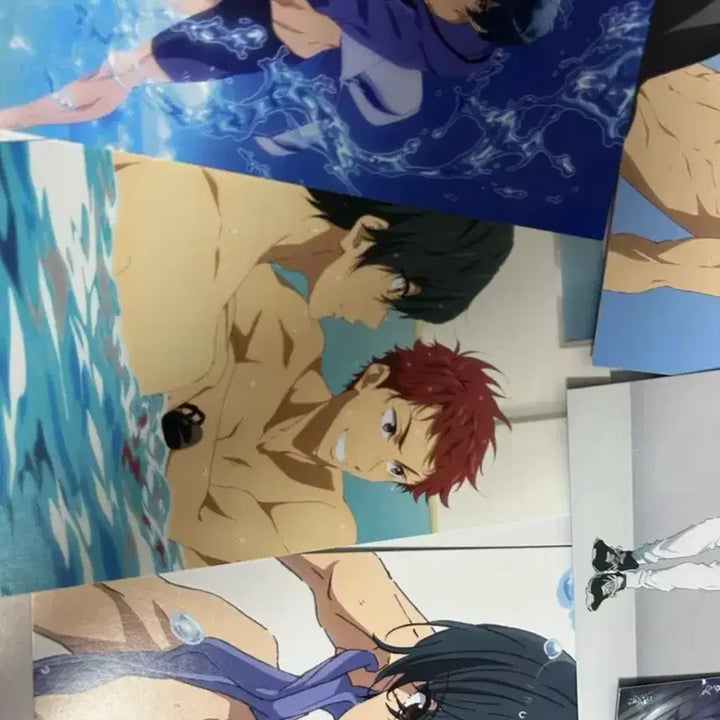 [BUNJANG] Free! The Final Stroke Part 1 &amp; 2 Rin &amp; Ikuya 6th Week Theater Postcard Card Bundle Set / 일괄) 프리free!전편 6주차 특전 린 이쿠야 엽서 카드 극장판