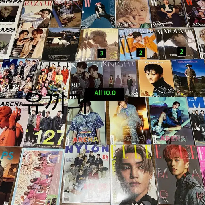 [BUNJANG] NCT Bundle Set Magazines (Allure, Nylon, Arena, Esquire, Harper&