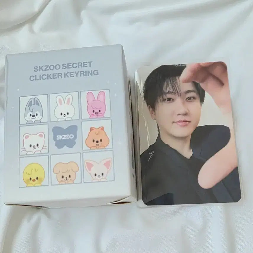 [BUNJANG] Stray Kids Changbin Makgeot First Photocard + Dwaekki Clicker Bundle Set / 스키즈 막첫 창빈 포카 + 돼끼 클릭커 양도