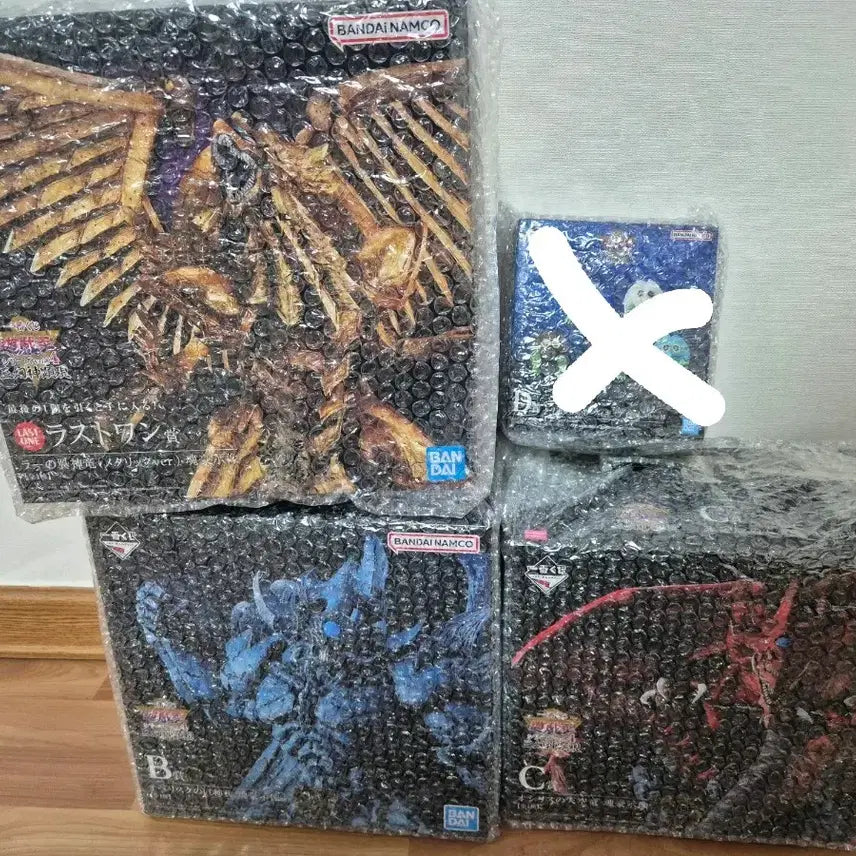 [BUNJANG] Yu-Gi-Oh! Ichiban Kuji Obelisk, Slifer, and Ra Last One Figure Set / 유희왕 제일복권 삼환신 b,c,라스트원 피규어