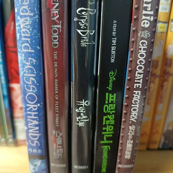 [BUNJANG] Tim Burton Johnny Depp Movie DVD Set (5 Discs) / 팀버튼 조니뎁 영화 dvd 5종