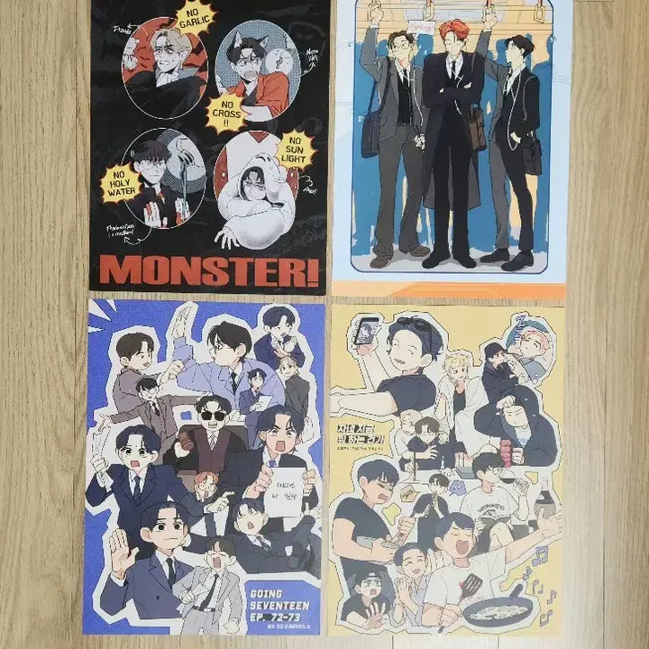 [BUNJANG] Seventeen Unofficial Goods Poster Bundle Set / 세븐틴 비공굿 포스터 판매