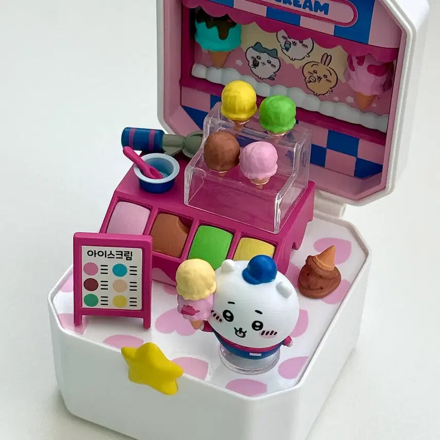 [BUNJANG] Chimmy Chikawa Ice Cream Shop Compact Case / 먼작귀 콤팩트샵 치이카와 아이스크림 가게