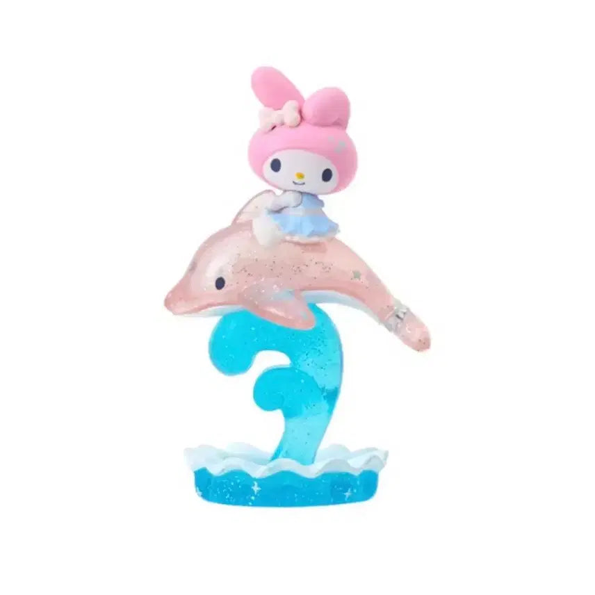 [BUNJANG] Sanrio Dolphin Random Figure Set (Marron &amp; Piano) / 산리오 돌핀 랜덤 피규어 마멜+피아노 일괄
