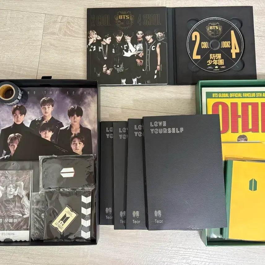[BUNJANG] BTS Bundle Set - LOVE YOURSELF Tear, 2 COOL 4 SKOOL, ARMY.ZIP Goods / 방탄소년단 BTS 앨범 굿즈 일괄 판매 (LOVE YOURSELF Tear / 2 COOL 4 SKOOL / ARMY.ZIP)
