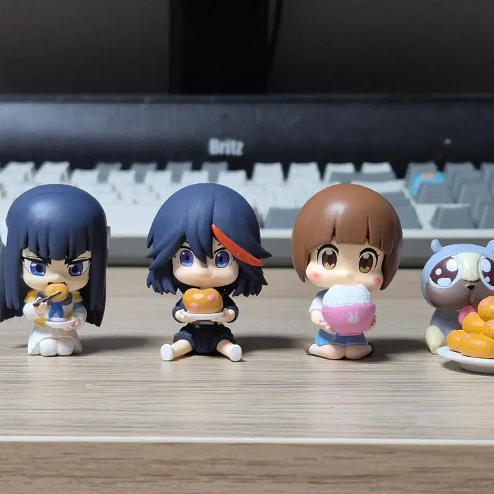 [BUNJANG] Kill la Kill Mogumogu Gacha Figure Set (4 Types) / 킬라킬 모구모구 가챠 피규어 4종 세트