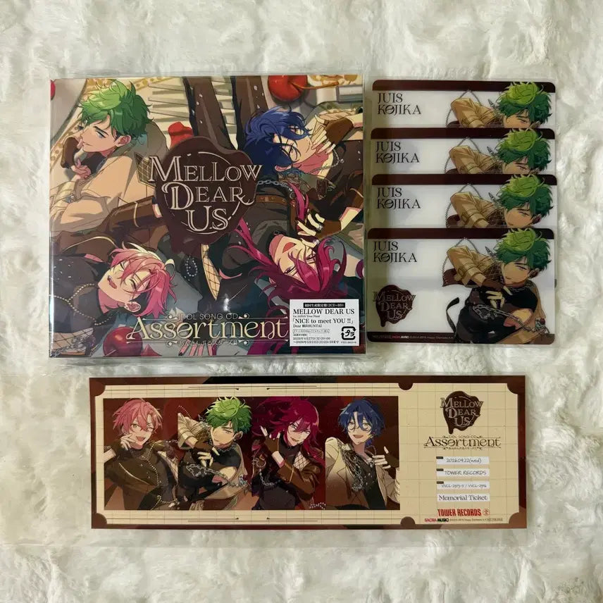 [BUNJANG] Ensemble Stars! Melodious First Press Limited Edition Album Animate Exclusive Clear Card Tower Records Exclusive Ticket Juis Nozomi Mashu Chitose / 앙스타 멜로디어스 초회한정반 앨범 애니메이트 특전 클리어카드 타워레코드 특전 티켓 쥬이스 노조미 마슈 치토세