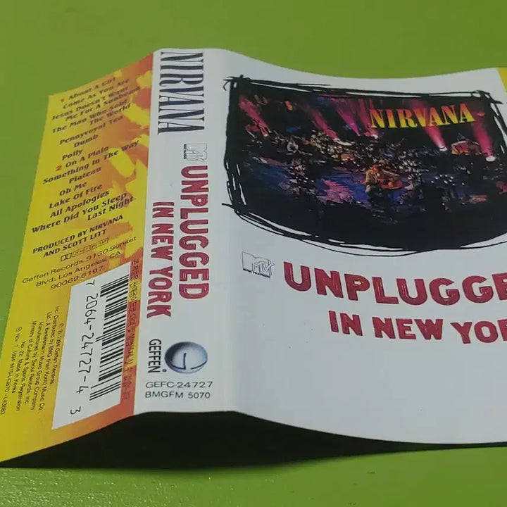 [BUNJANG] Nirvana MTV Unplugged in New York Cassette Tape / 너바나 언플러그드 인 뉴욕 : 카세트 테이프