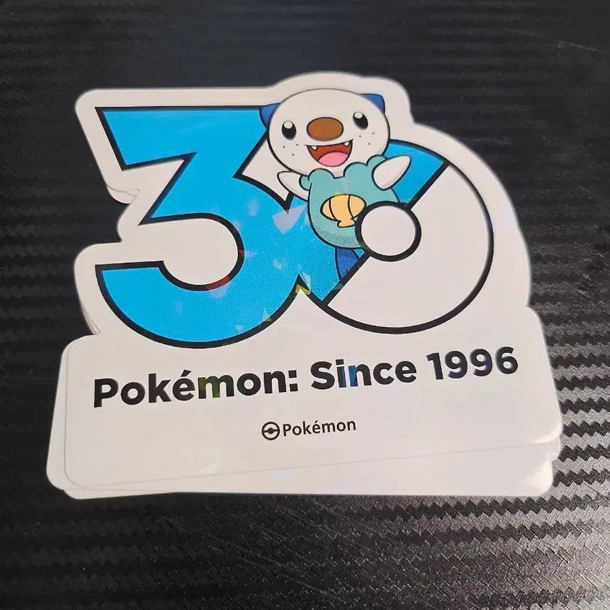 [BUNJANG] Pokemon 30th Anniversary Oshawott Sticker / 포켓몬 30주년 스티커 수댕이