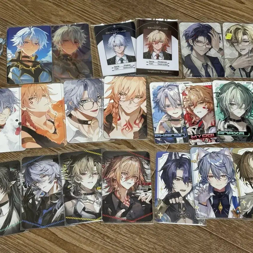 [BUNJANG] Honkai Star Rail Unofficial Photocard &amp; Corotto Bundle Set / 붕괴 스타레일 비공식 포카 코롯토 일괄 파이논 마이데이 아낙사 선데이 어벤츄린 레이시오