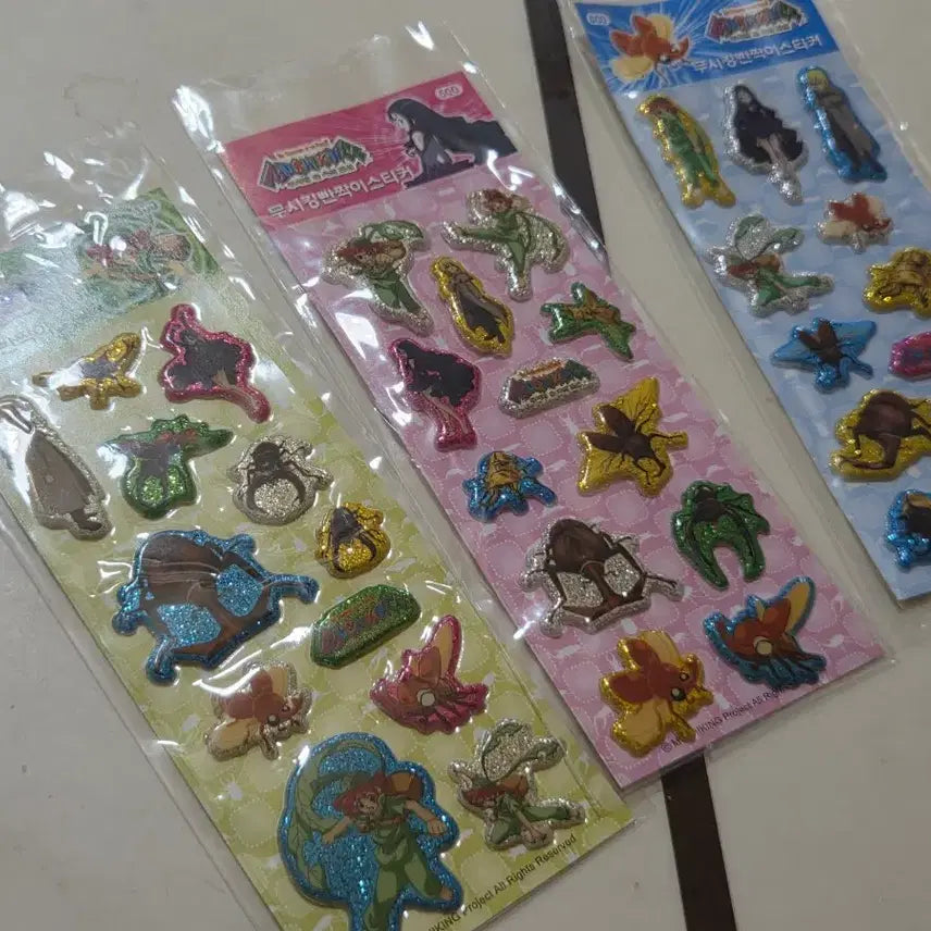[BUNJANG] Legend of Spratt Mugiking Classic Sticker Old Stationery Toy / 슾속의 전설 무시킹 고전 스티커 고전문구 완구