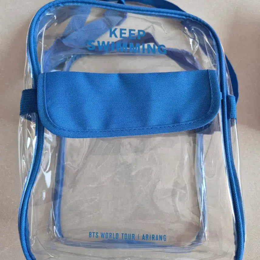 [BUNJANG] BTS Keep Swimming Clear Bag / 새상품) BTS keep swimming 투명백