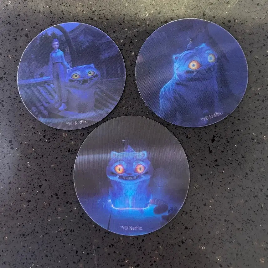 [BUNJANG] KIDOHUN Kadebon Parebaget Collaboration Rare Lenticular (Set of 3) / 케데헌 [케데몬] 파레바게트 콜라보 레어 랜티큘러 - 전 3종