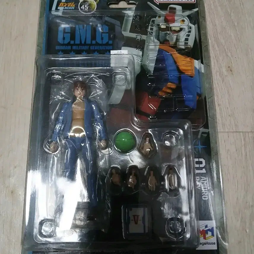 [BUNJANG] Mobile Suit Gundam G.M.G Amuro Ray Action Figure / 기동전사 건담  G.M.G  아무로 레이 액션 피규어 배송비포함 판매합니다