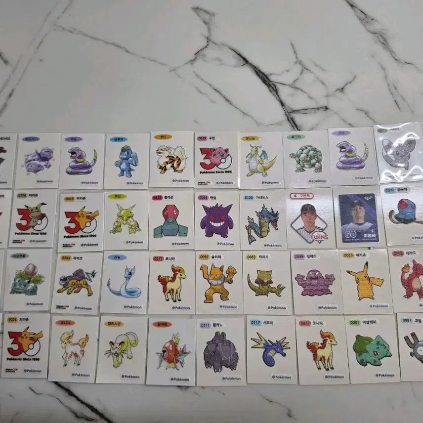 [BUNJANG] Pokemon Stickers Bundle / 포켓몬 띠부씰 판매