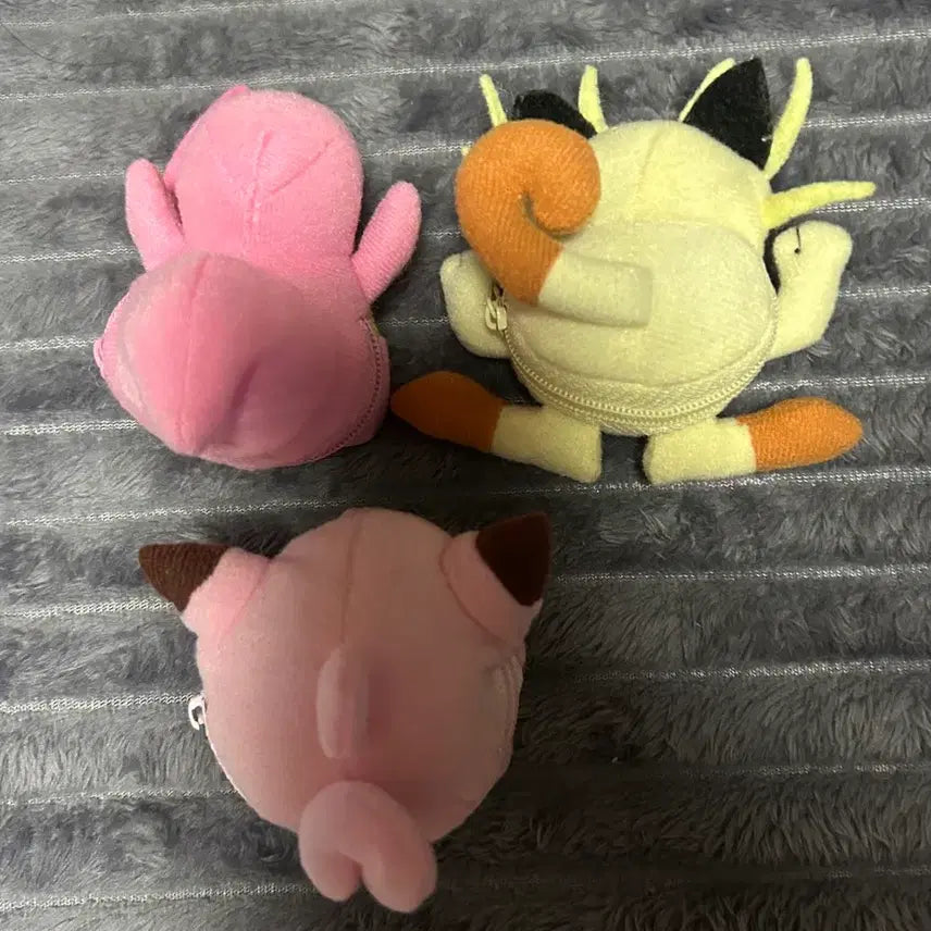 [BUNJANG] Pokemon Vintage Mascot Plush Dolls Set (Meowth, Clefairy, Lickitung) / 포켓몬스터 포켓몬 고전 마스코트 인형 내루미 냐옹이 삐삐 몬스터볼 하이퍼볼