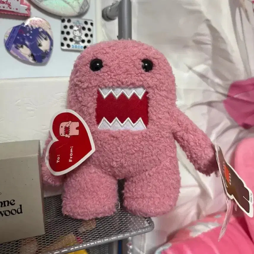 [BUNJANG] Domodomo Army Pink Plush Doll / 도모군 인형 핑크 뽀실 도모군
