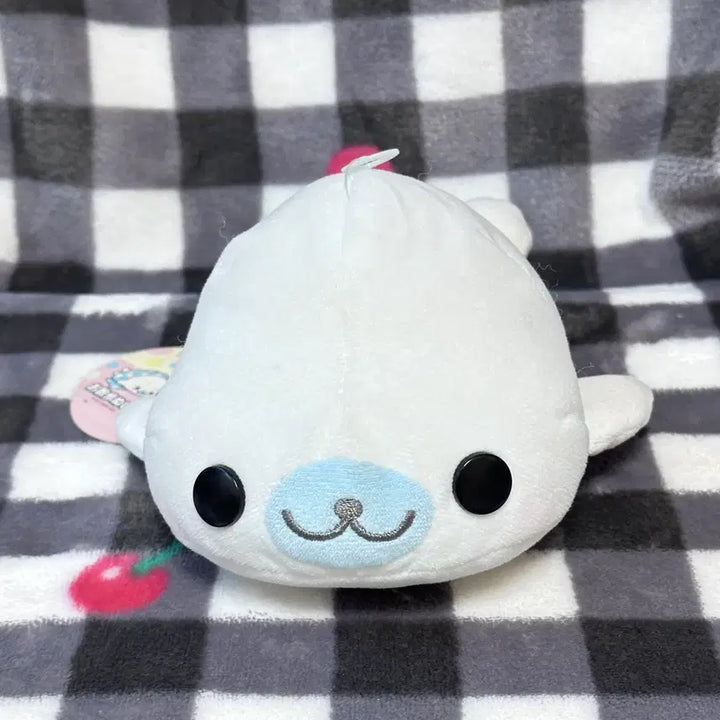[BUNJANG] San-X Mamegoma Walking Wheel Plush / 고전 산엑스 마메고마 산책 바퀴 인형