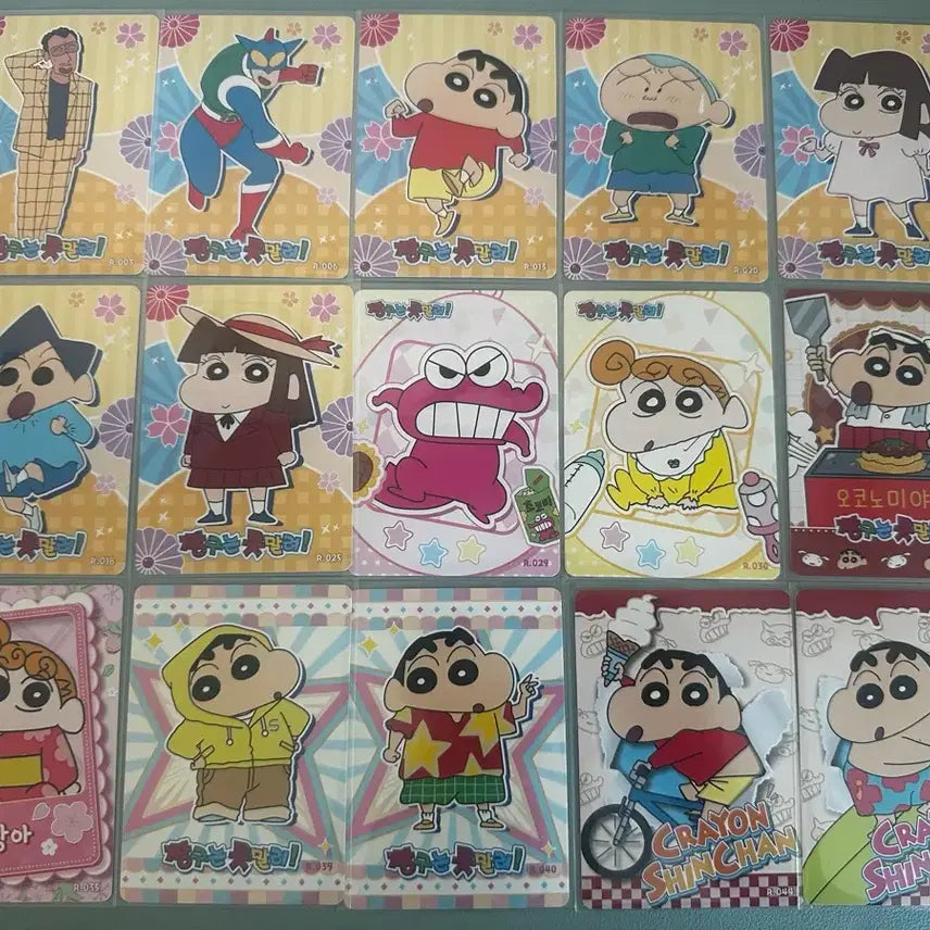 [BUNJANG] Crayon Shin-chan Collection Cards Bundle Set / 짱구 컬렉션 카드 일괄