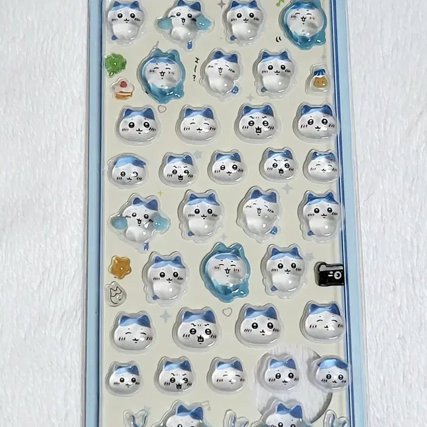 [BUNJANG] Chiikawa Usagi Hachware 3D Lenticular Stickers for Decorating / 치이카와 봉봉드롭 3d 입체스티커 우사기 하치와레 다꾸 폰꾸
