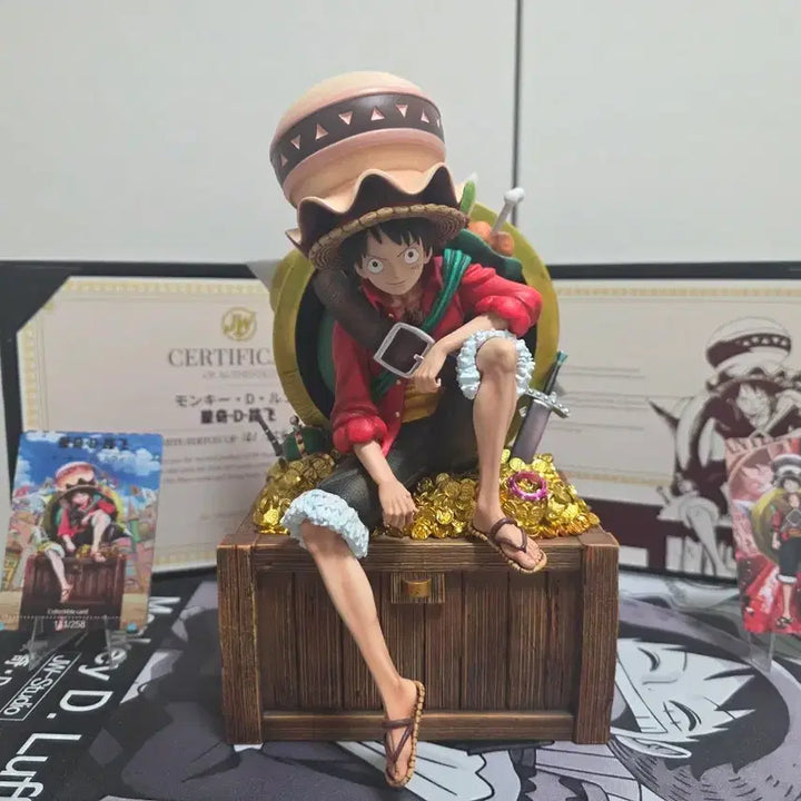 [BUNJANG] JW Luffy Resin Statue / 원피스 레진 피규어 JW 루피 판매합니다.